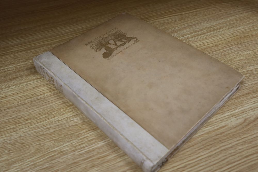 Rackham (Arthur, Illustrator), Some British Ballads, limited edition numbered 570 of 575,